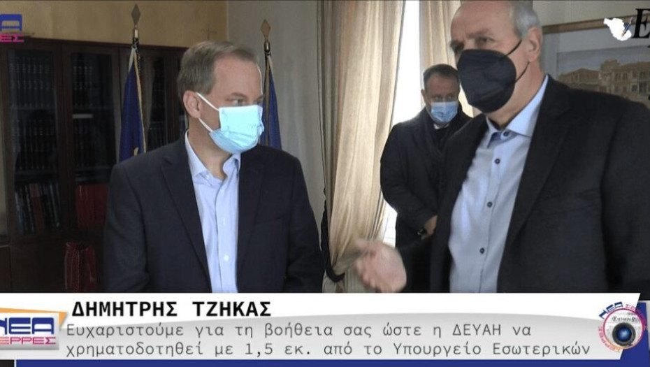 Από το Δημήτρη Τζήκα για το 1.5 εκατομμύριο της ΔΕΥΑ:  Ευχαριστίες σε Καραμανλή