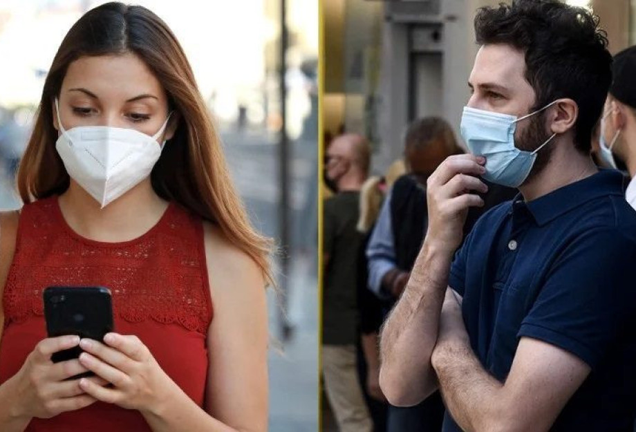 Σε πόση ώρα μεταδίδεται ο κορονοϊός ανάλογα με τη μάσκα που φοράς Σε πόση ώρα μεταδίδεται ο κορονοϊός ανάλογα με τη μάσκα που φοράς