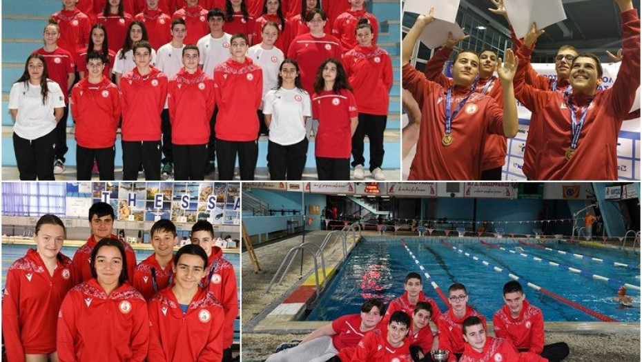 Κολύμβηση- Χειμερινό Πρωτάθλημα Β. Ελλάδος: Σάρωσε με 21 μετάλλια ο Πανσερραϊκός