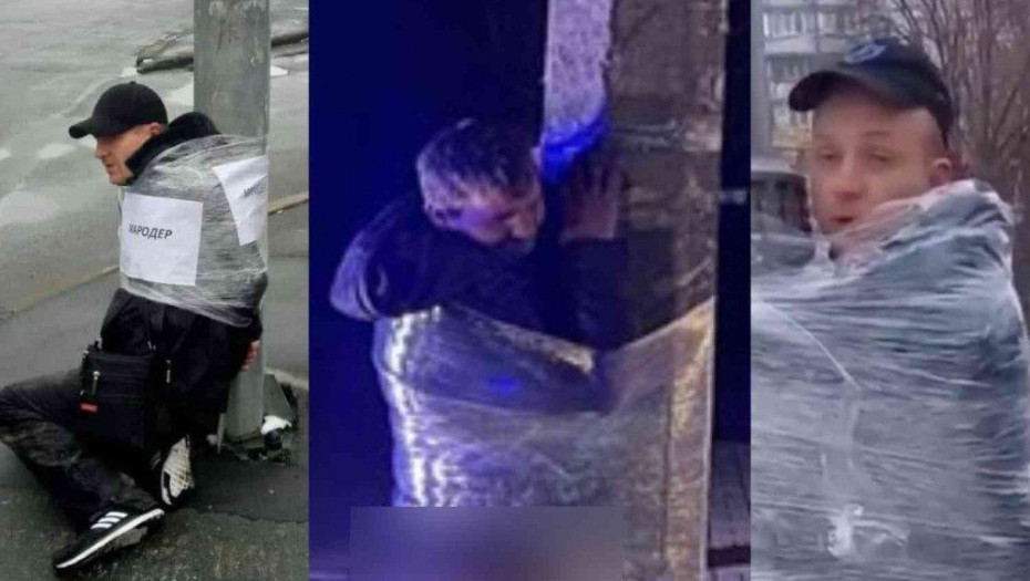 Ανατριχιαστικό: Άγρια τιμωρία σαμποτέρ στην Ουκρανία – Τους δένουν σε δέντρο και τους χτυπούν