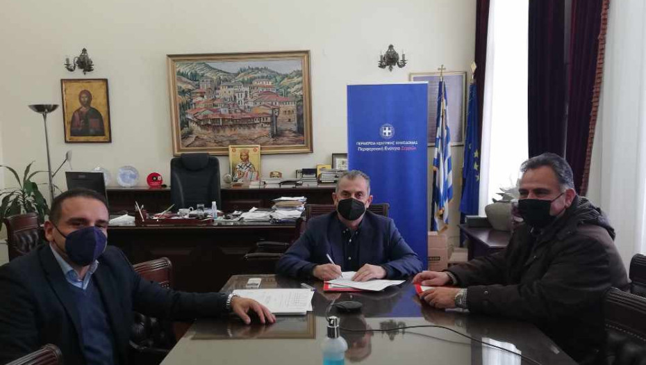 Υπεγράφη από τον Σπυρόπουλο σύμβαση για την εκτέλεση του έργου: Μελέτη 5ου Αρδ. Δικτύου Ν. Σερρών και Μελέτη Περιβαλ.Επιπτώσεων