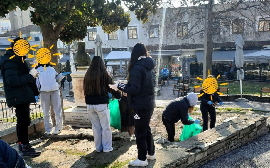 Δράση Καθαριότητας από την Περιβαλλοντική Ομάδα του 1ου Γυμνασίου Σερρών