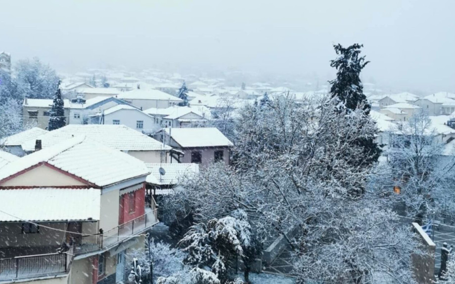 Από άκρη σε άκρη σε όλο το Νομό Σερρών είδαμε χιόνι μέσα στον Απρίλιο