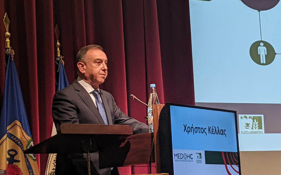 Χρήστος Κέλλας στο 2ο Forum Ενιαίας Υγείας: Η αγροτική πολιτική και η δημόσια υγεία είναι άρρηκτα συνδεδεμένες