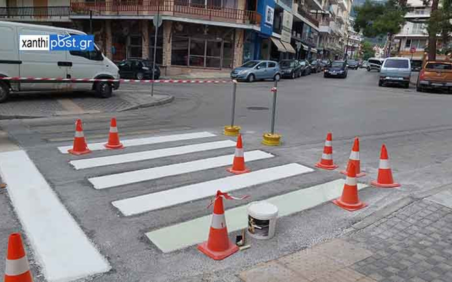 Η Ξάνθη εγκαινιάζει την πρώτη τρισδιάστατη διάβαση πεζών στην οδό Καπνεργατών (video)