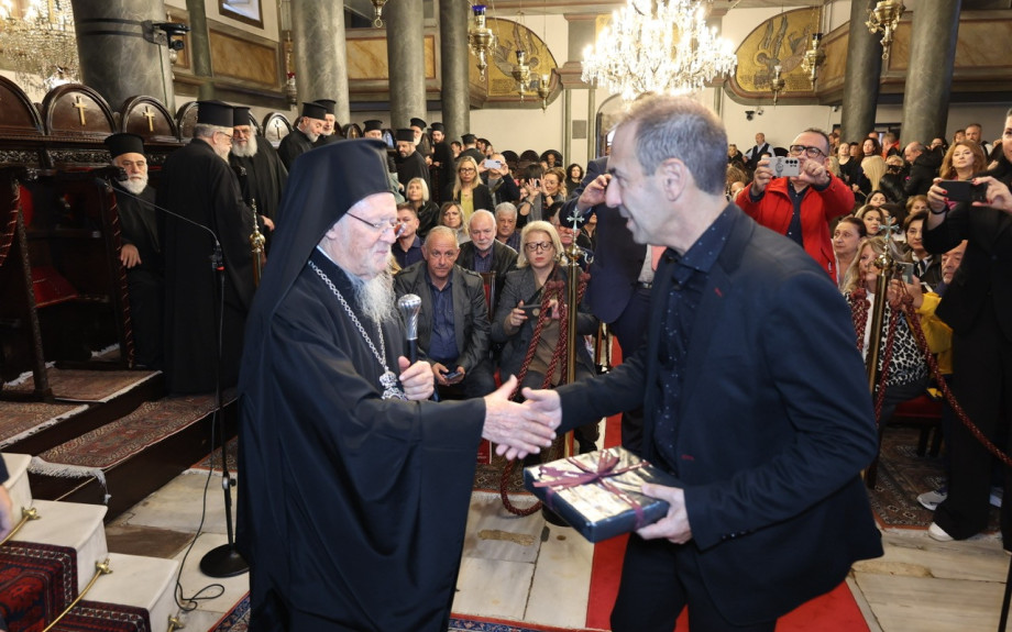 Ιστορικής σημασίας επίσκεψη πολυπληθούς αποστολής δημοσιογράφων-μελών της ΕΣΗΕΜ-Θ στον Οικουμενικό Πατριάρχη Βαρθολομαίο