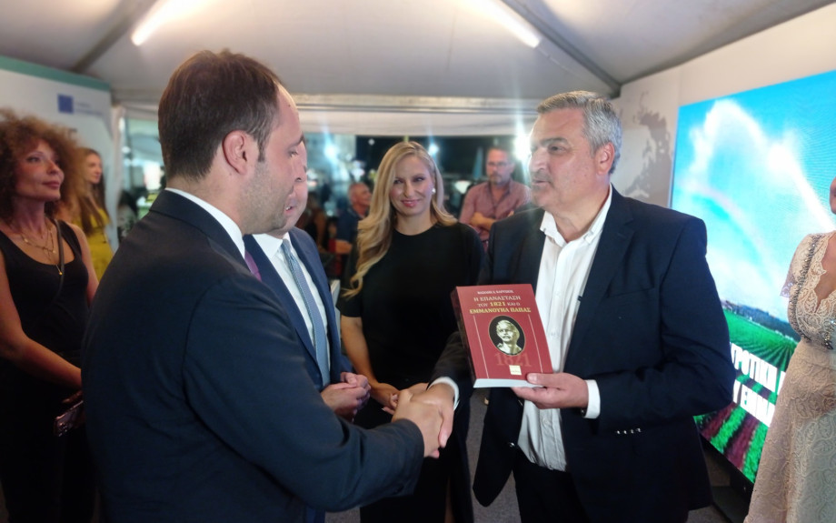 SEREXPO 2025: Ο Δημήτρης Νότας υποδέχτηκε στο περίπτερο του Δήμου Εμμανουήλ Παππά τον υφυπουργό Χρήστο Δερμεντζόπουλο