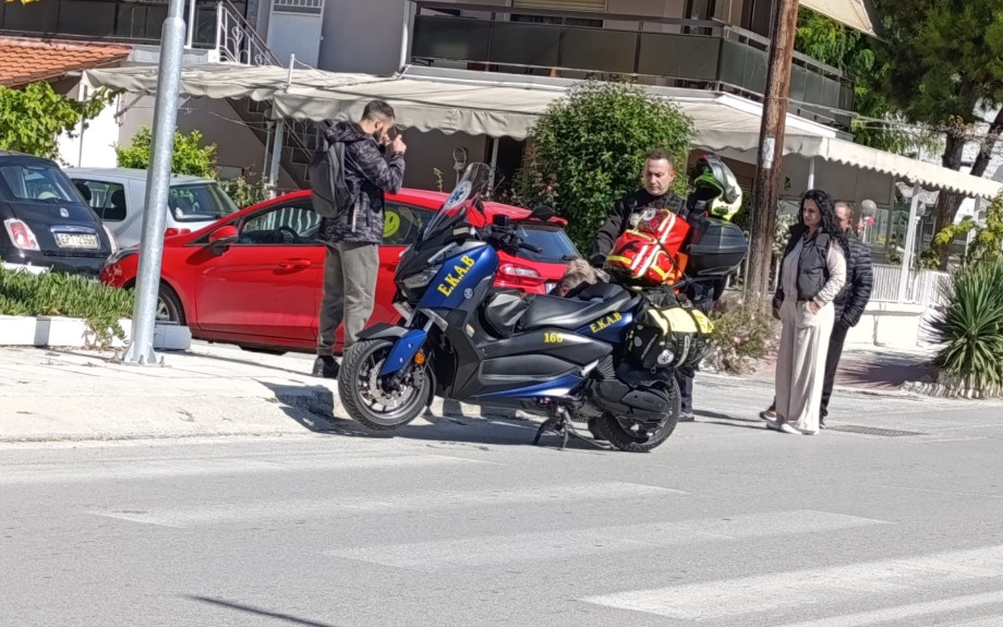 Σέρρες: Ατύχημα μοτοσυκλετιστή στους Σαράντα Μάρτυρες