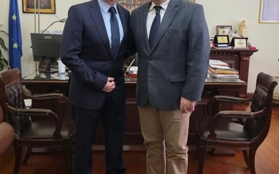 Συνάντηση εργασίας του Αντιπεριφερειάρχη Σερρών με τον Γεν. Γραμματέα της Αποκεντρωμένης Διοίκησης Μακεδονίας-Θράκης