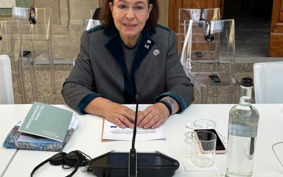 Λίνα Μενδώνη από τη Φλωρεντία: «Οφείλουμε να ενσωματώσουμε τα ανθρώπινα δικαιώματα, τη δημοκρατία, το κράτος δικαίου στο νέο, συνεκτικό ευρωπαϊκό περιβαλλοντικό όραμα»