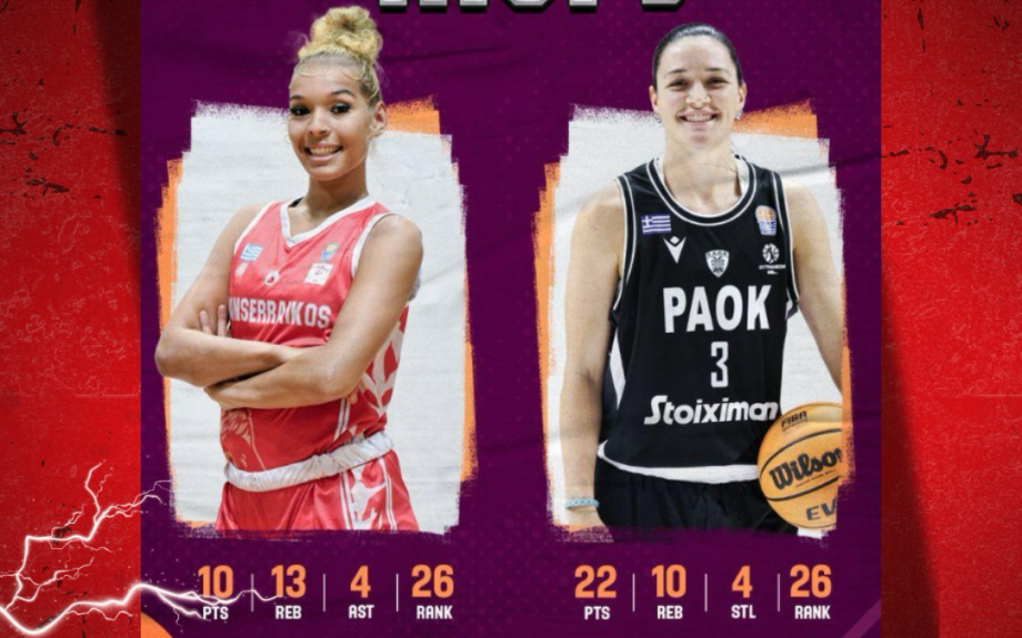 MVP 4ης Αγωνιστικής παίκτρια του Πανσερραϊκού