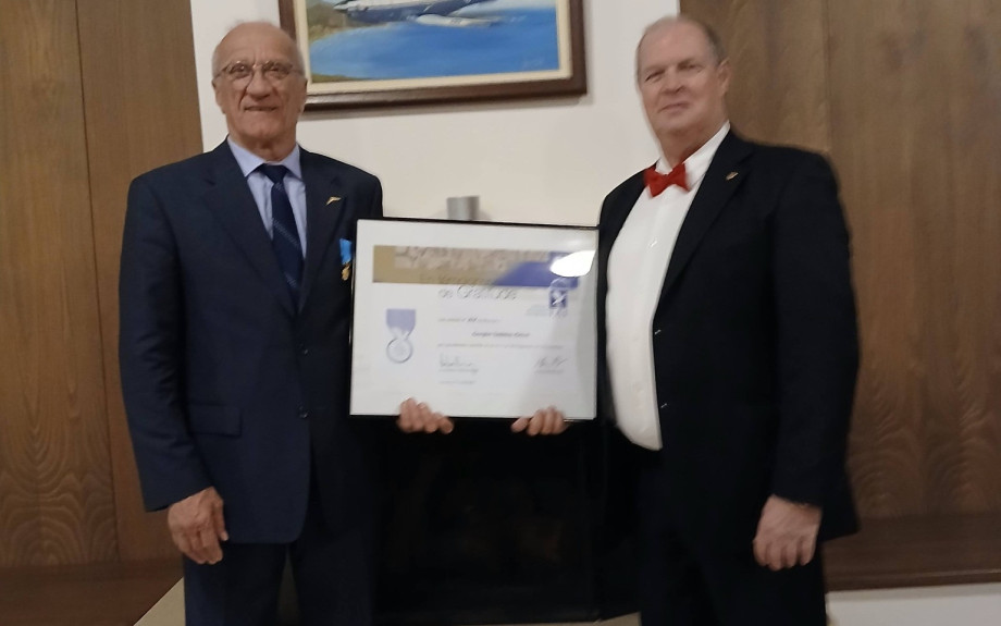 Διεθνής Αναγνώριση για την Αερολέσχη Σερρών: Με το Μετάλλιο Αεροπορικού Αθλητισμού της FAI τιμήθηκε ο Γεώργιος Βασιλείου