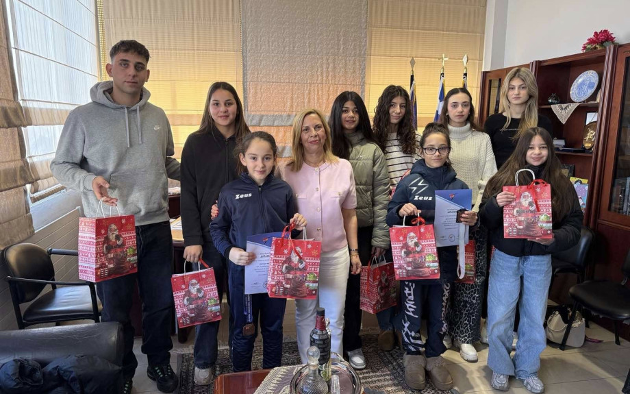 Δήμος Βισαλτίας: Με δώρα ευχαρίστησε η Δήμαρχος τα παιδιά που διακρίθηκαν σε αγώνες TAE KWON DO