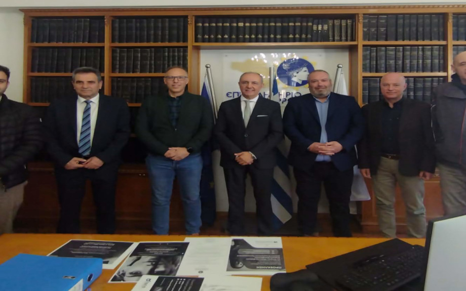 Στο επιμελητήριο Σερρών ο υποψήφιος Περιφερειάρχης Κεντρικής Μακεδονίας Θεόδωρος Καράογλου