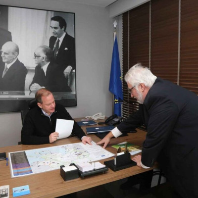 Συνάντηση Καραμανλή- Παπαγιαννίδη για τα αρδευτικά έργα στο Νομό Σερρών!