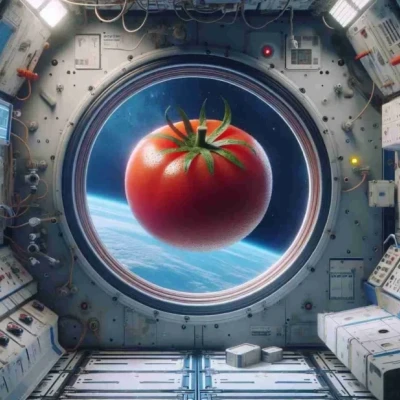 Η NASA παρουσίασε τη ντομάτα που χάθηκε στο διάστημα πριν 9 μήνες (vid)