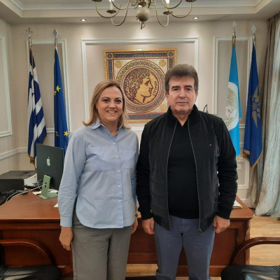 Επίσκεψη του Υπουργού Προστασίας του Πολίτη στον Δήμο Σερρών – Συνάντηση Βαρβάρας Μητλιάγκα και Μιχάλη Χρυσοχοΐδη