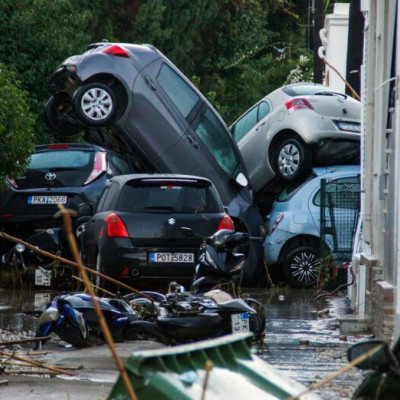 Καταστροφές στην Ρόδο από την κακοκαιρία 