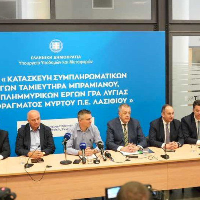 Χρίστος Δήμας: Ο Tαμιευτήρας θα καλύπτει τις αρδευτικές ανάγκες για περισσότερα από 35.000 στρέμματα στην Ιεράπετρα