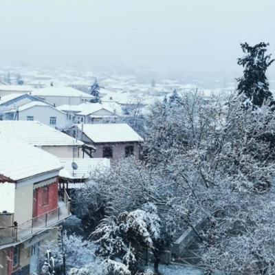 Από άκρη σε άκρη σε όλο το Νομό Σερρών είδαμε χιόνι μέσα στον Απρίλιο