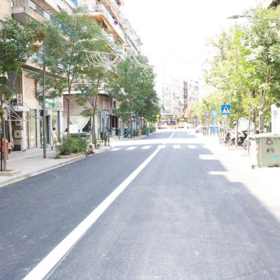 Ολοκληρώθηκαν οι εργασίες ασφαλτόστρωσης στην οδό Μεγάλου Αλεξάνδρου