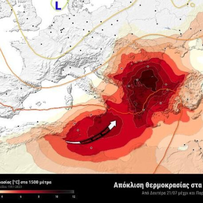 Καύσωνας διαρκείας από αύριο σε όλη τη χώρα- Υψηλές θερμοκρασίες και στις Σέρρες