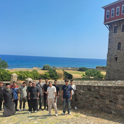 Για τα στελέχει της εκκλησιαστικής Κατασκηνώσεως «ΓΑΛΙΛΑΙΑ» Προσκύνημα στο Άγιο Όρος