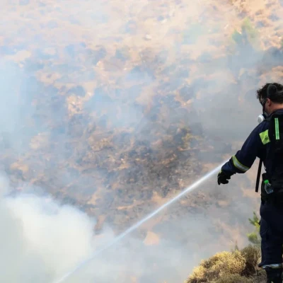 Μυτιλήνη: Συνελήφθη 20χρονος κατηγορούμενος για την πρόκληση πυρκαγιάς