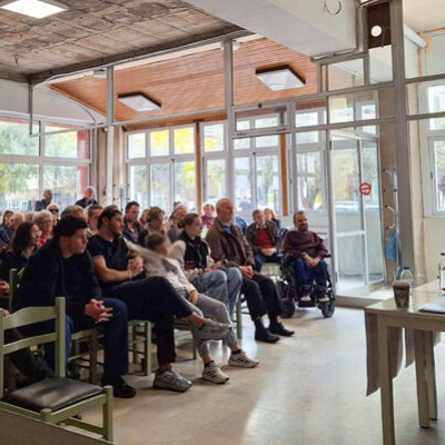 Με πλήθος κόσμου η εκδήλωση για τον κομμουνιστή Δήμαρχο Σιδηροκάστρου Στέργιο Λεβέντη Με πλήθος κόσμου η εκδήλωση για τον κομμουνιστή Δήμαρχο Σιδηροκάστρου Στέργιο Λεβέντη
