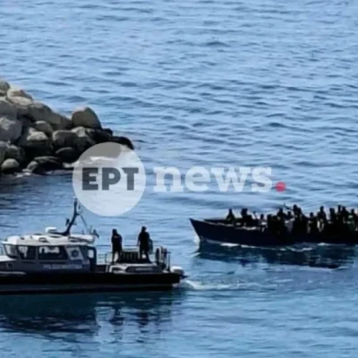 Εντοπίστηκαν και διασώθηκαν 69 αλλοδαποί νοτιοανατολικά της Γαύδου