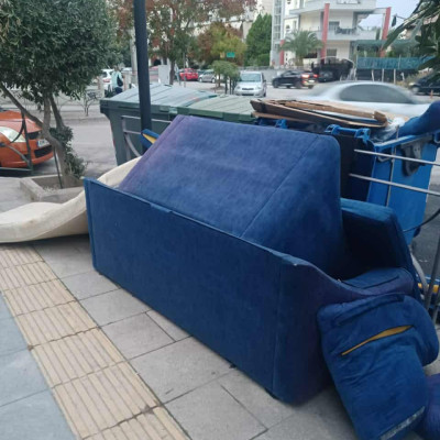 Δήμος Σερρών:Μηδενική ανοχή στη ρίψη ογκωδών σε πεζοδρόμια έξω από κάδους