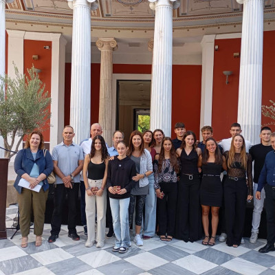 Η Σερραία κολυμβήτρια Δέσποινα Πυρίλη βραβεύτηκε από την Υπουργό Παιδείας