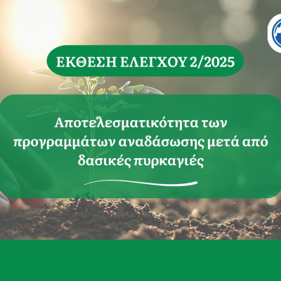 Έκθεση του Ελεγκτικού Συνεδρίου: Καμπάνα προς τους αρμόδιους φορείς μετά την έκθεση Ελέγχου για τις Δασικές Πυρκαγιές