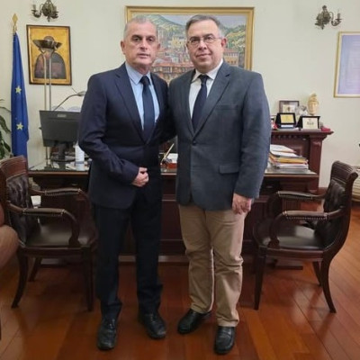 Συνάντηση εργασίας του Αντιπεριφερειάρχη Σερρών με τον Γεν. Γραμματέα της Αποκεντρωμένης Διοίκησης Μακεδονίας-Θράκης