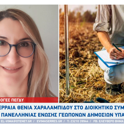 Σέρρες - Η Θένια Χαραλαμπίδου στο διοικητικό συμβούλιο της ΠΕΓΔΥ