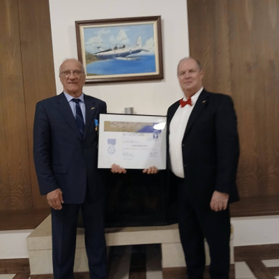 Διεθνής Αναγνώριση για την Αερολέσχη Σερρών: Με το Μετάλλιο Αεροπορικού Αθλητισμού της FAI τιμήθηκε ο Γεώργιος Βασιλείου