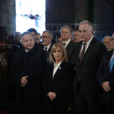 Η Περιφερειάρχης Κεντρικής Μακεδονίας Αθηνά Αηδονά στη Δοξολογία της Πρωτοχρονιάς στη Θεσσαλονίκη