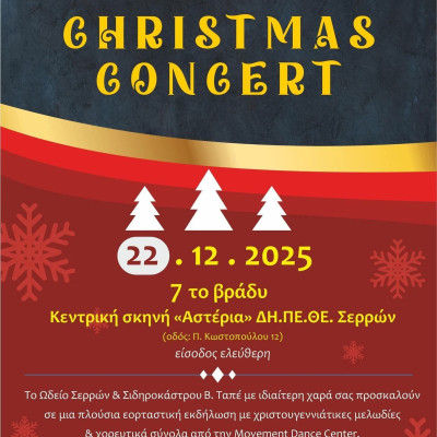 Χριστουγεννιάτικη εκδήλωση της Περιφερειακής Ενότητας Σερρών