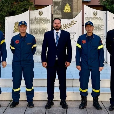 Επίσκεψη Γκολιδάκη στο 3ο Πυροσβεστικό Σώμα Θεσσαλονίκης