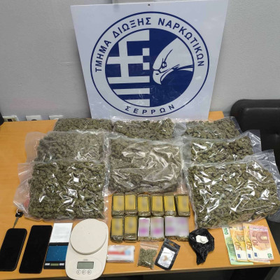Σέρρες: Συνελήφθη ένα άτομο για παράβαση της νομοθεσίας για τα  ναρκωτικά