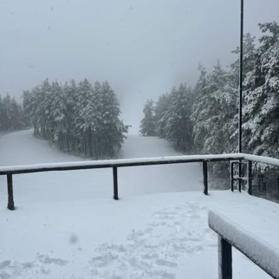 Σέρρες: Χιόνισε στο Λαϊλιά