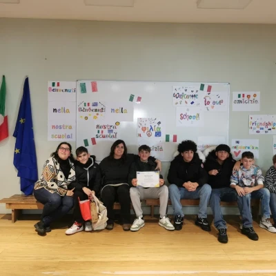 Φιλοξενία μαθητών και εκπαιδευτικών από την Ιταλία στο Δημοτικό Σχολείο Νέου Σουλίου