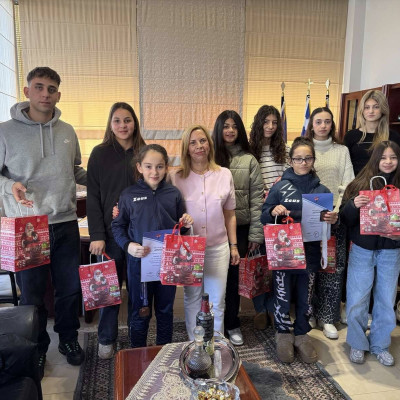 Δήμος Βισαλτίας: Με δώρα ευχαρίστησε η Δήμαρχος τα παιδιά που διακρίθηκαν σε αγώνες TAE KWON DO