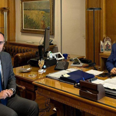 Συνάντηση Χατζηβασιλείου - Τσιάρα για τους αγρότες των Σερρών