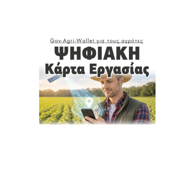 Gov-Agri-Wallet για τους αγρότες -Ψηφιακή Κάρτα Εργασίας