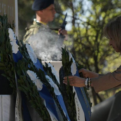 Η Περιφερειάρχης Αθηνά Αηδονά στις εκδηλώσεις για τον εορτασμό της Εθνικής Επετείου της 25ης Μαρτίου 1821