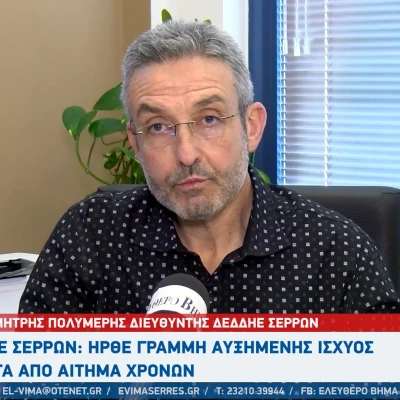 Δημήτρης Πολυμέρης -Στο 80% η αντικατάσταση των LED στο Δήμο Σερρών