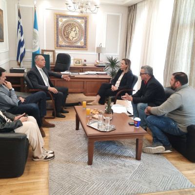 Σέρρες - Τη Βαρβάρα Μητλιάγκα επισκέφθηκε ο υποψήφιος Περιφερειάρχης Κεντρικής Μακεδονίας Θεόδωρος Καράογλου