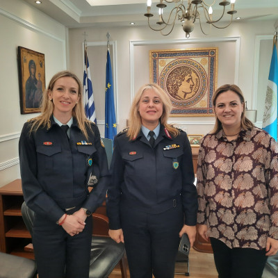 Η Γενική Περιφερειακή Αστυνομική Διευθύντρια Κεντρικής Μακεδονίας: Εθιμοτυπική επίσκεψη στη Δήμαρχο Σερρών