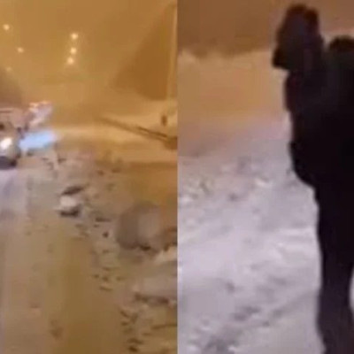 Αττική οδός: Πατέρας πήρε το παιδί του αγκαλιά και περπάτησε 2,5 χιλιόμετρα